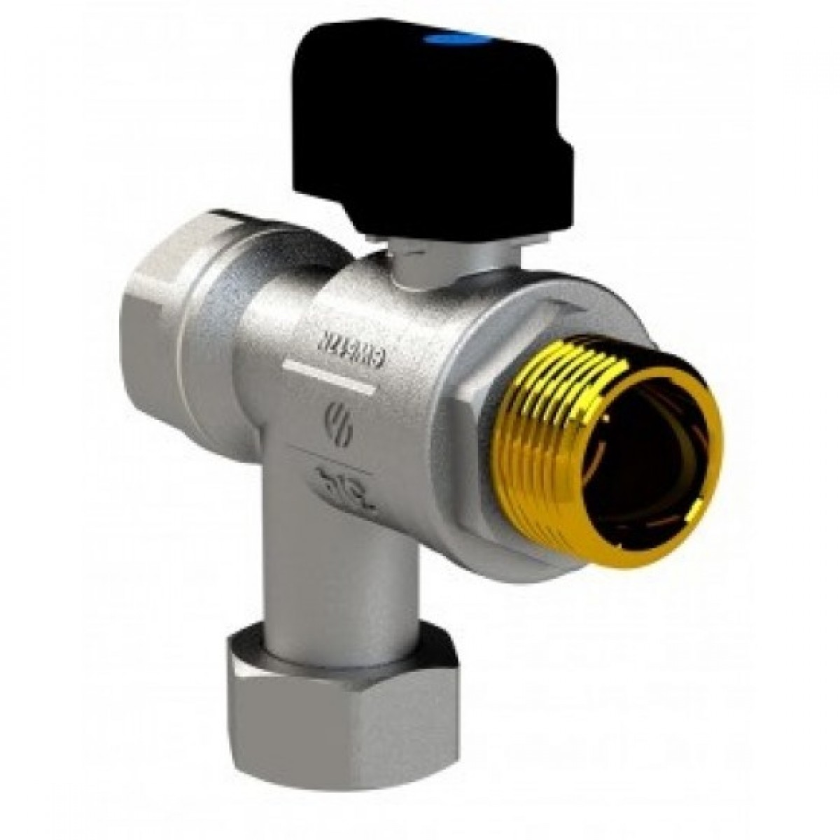 Kampinis ventilis su filtru 3/4" v/i, su laisva veržle VP150824 Kampinis ventilis su filtru 3/4" v/i, su laisva veržle VP150824